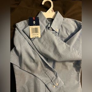 Boys IZOD long sleeve button down dress shirt